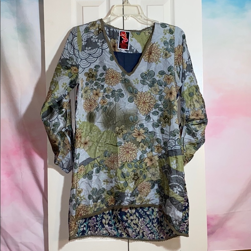 Johnny Was Silk Tunic